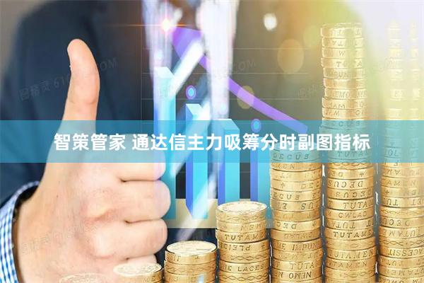 智策管家 通达信主力吸筹分时副图指标