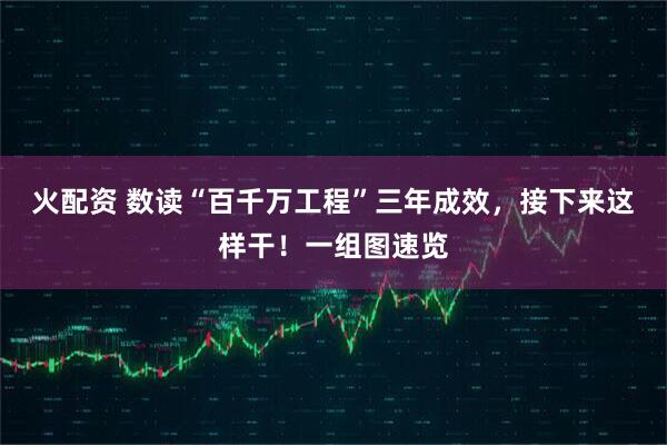 火配资 数读“百千万工程”三年成效，接下来这样干！一组图速览