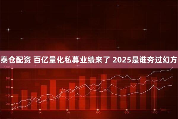 泰仓配资 百亿量化私募业绩来了 2025是谁夯过幻方