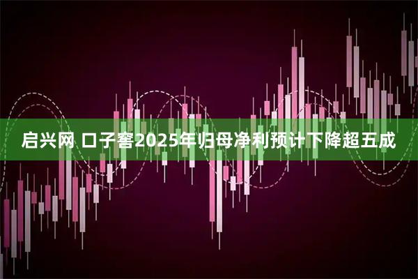 启兴网 口子窖2025年归母净利预计下降超五成